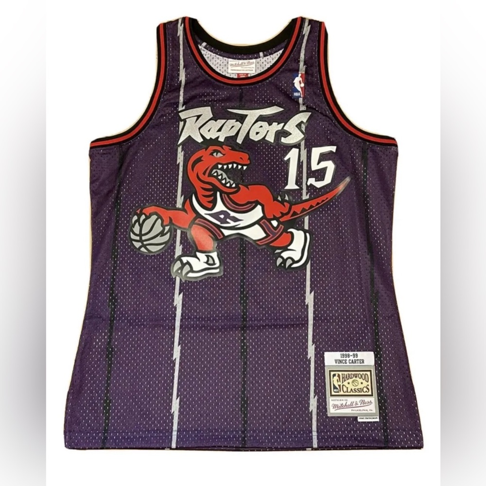 Mitchell & Ness Swingman Road Jersey Raptors 98 HWC Vince Carter NBA Size Small